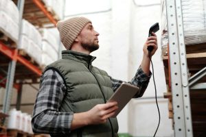 Employee working with integrated Communications to update Inventory